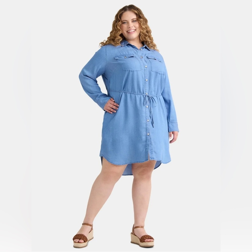 🎉NWT🎉 Denim Button-Up Dress